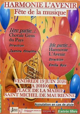 Fête de la musique - Harmonie l'Avenir_Saint-Michel-de-Maurienne - Harmonie l'Avenir