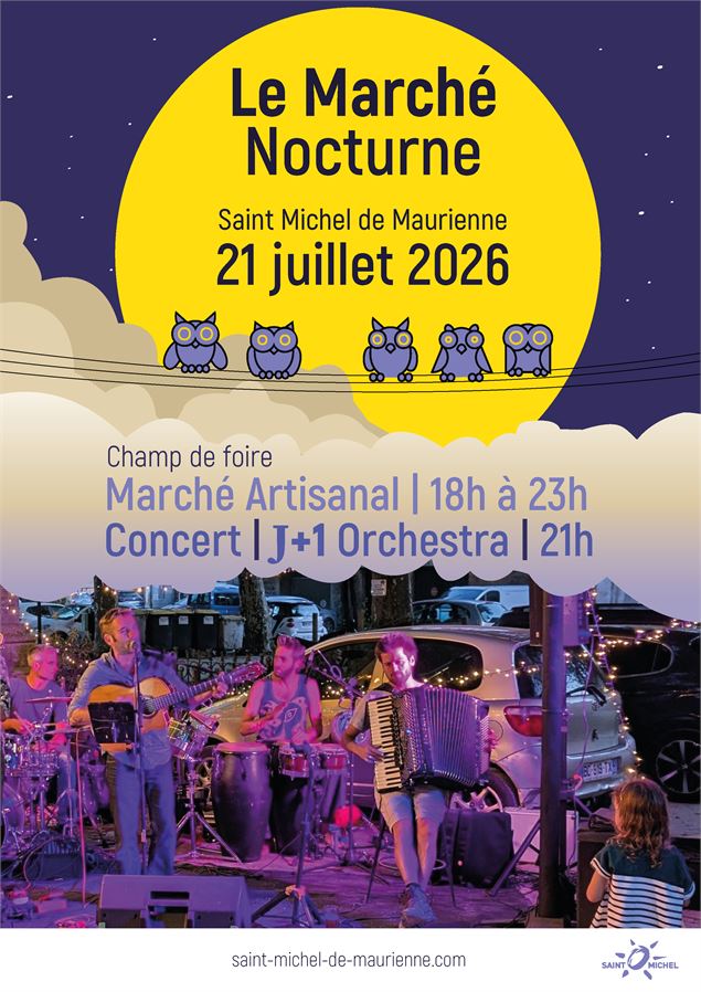 Marché nocturne_Saint-Michel-de-Maurienne - Mairie Saint-Michel-de-Maurienne