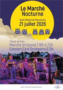 Marché nocturne_Saint-Michel-de-Maurienne - Mairie Saint-Michel-de-Maurienne