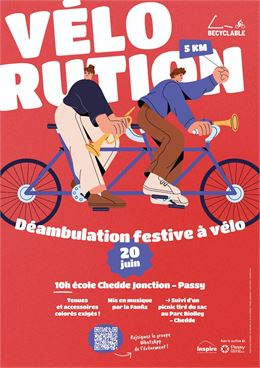 Deambulation festive à vélo - Vélorution_Passy