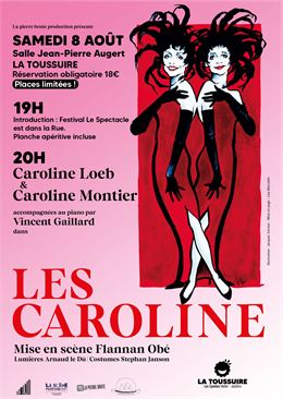 Cabaret "Les Caroline" avec Caroline Loeb_La Toussuire