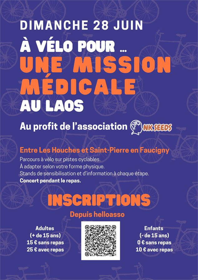 A vélo pour une mission médicale au Laos