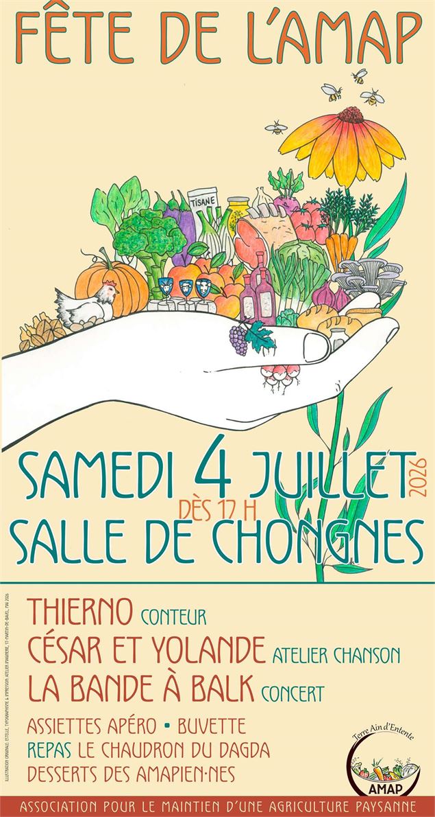 Fête de l'AMAP - Illustration Estelle Martinal