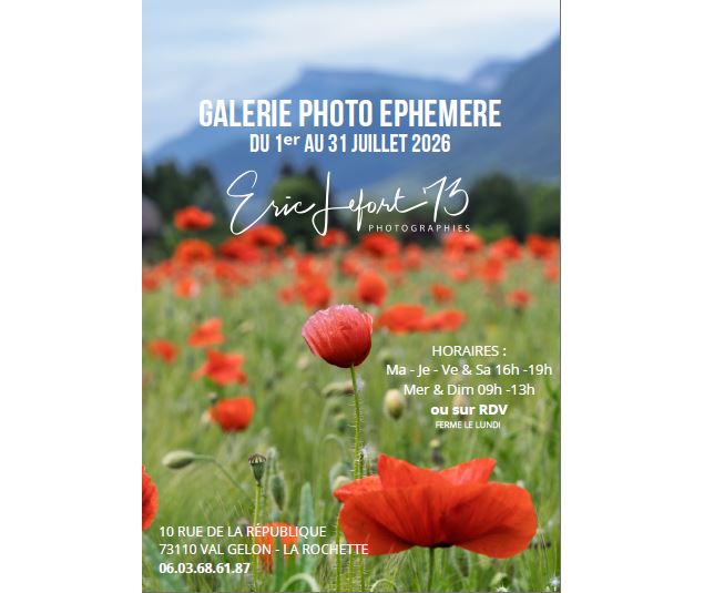 Galerie Photos Éphémère