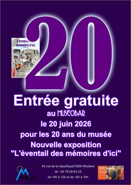 Affiche des 20 ans - Copyright Museobar