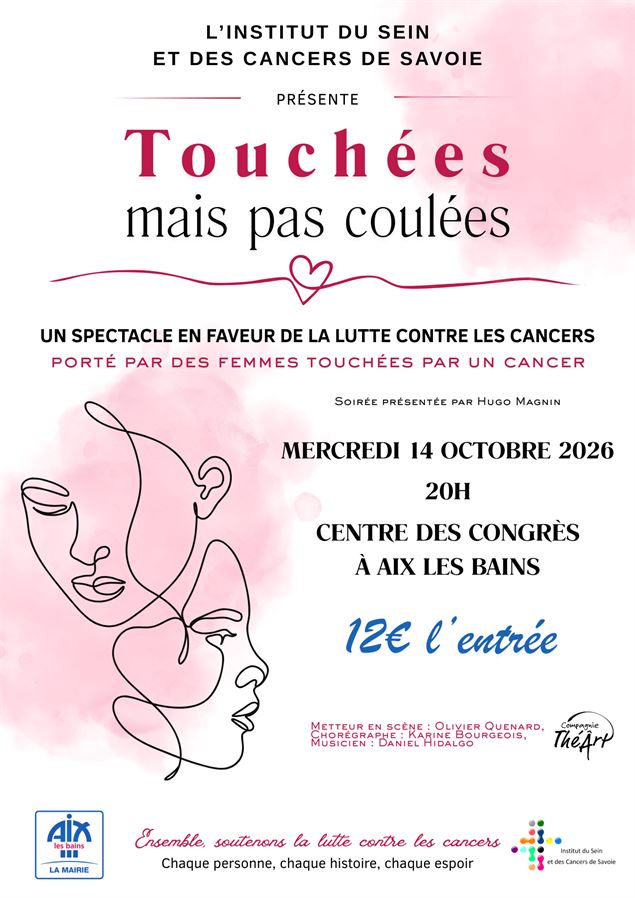 Spectacle Octobre Rose: Touchées mais pas coulées_Aix-les-Bains