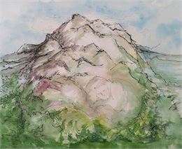 Illustration de montagne - Anne Tregloz