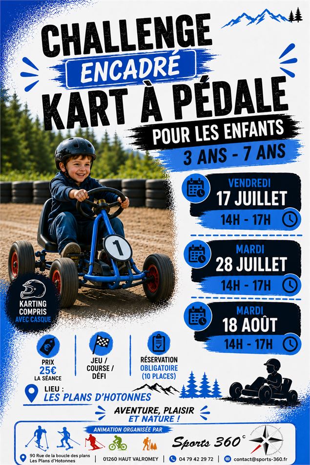 challenge kart a pedale - sports360