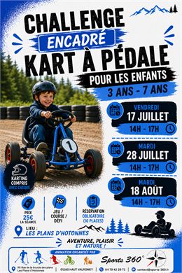 challenge kart a pedale - sports360