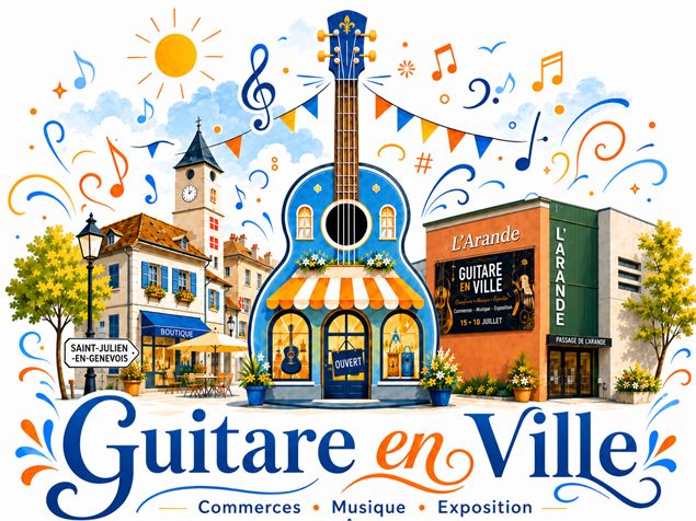 Guitare en Ville_Saint-Julien-en-Genevois - Mairie de St-Julien en Genevois