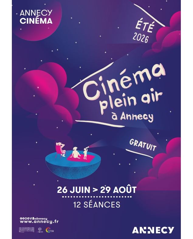 Cinéma plein air à Annecy