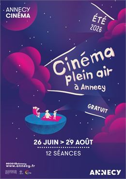 Cinéma plein air à Annecy