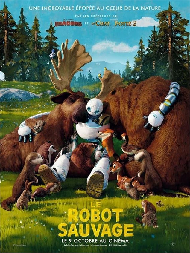 Cinéma plein air : Le Robot Sauvage_Annecy - 2024 DreamWorks Animation LLC.