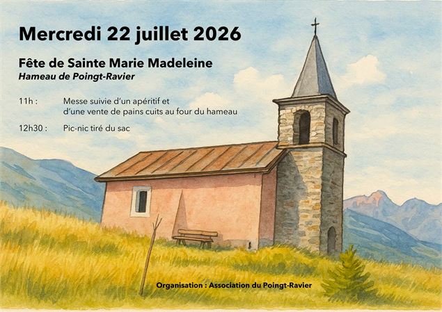 Fête Sainte Marie Madeleine 2026_Valloire