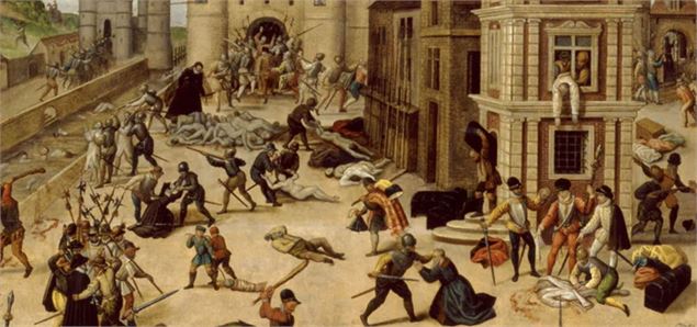 Le Massacre de la Saint-Barthélemy - François Dubois, Le Massacre de la Saint-Barthélemy, Huile sur 