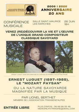 Conférence musicale : Ernest Luguet (1897-1985), le "Mozart paysan"