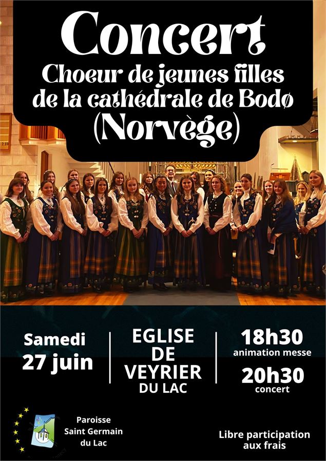 Concert du choeur de jeunes filles de la cathédrale de Bodø (Norvège)_Veyrier-du-Lac