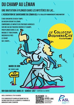 Midi du Léman : Le Collectif BiodiversCité avec l’Association de Sauvegarde du Léman vous invite à u