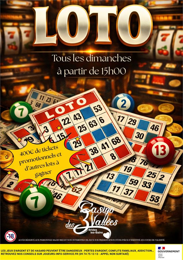 affiche - Casino 3 Vallées