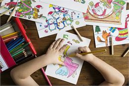 ton plus beau dessin concours de dessin de tes vacances à la Plagne Montalbert - Images libre de dro