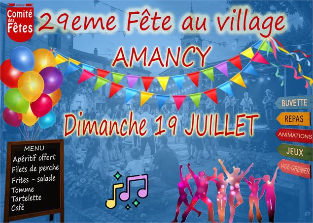 Fête au village - Comité des fêtes d'Amancy