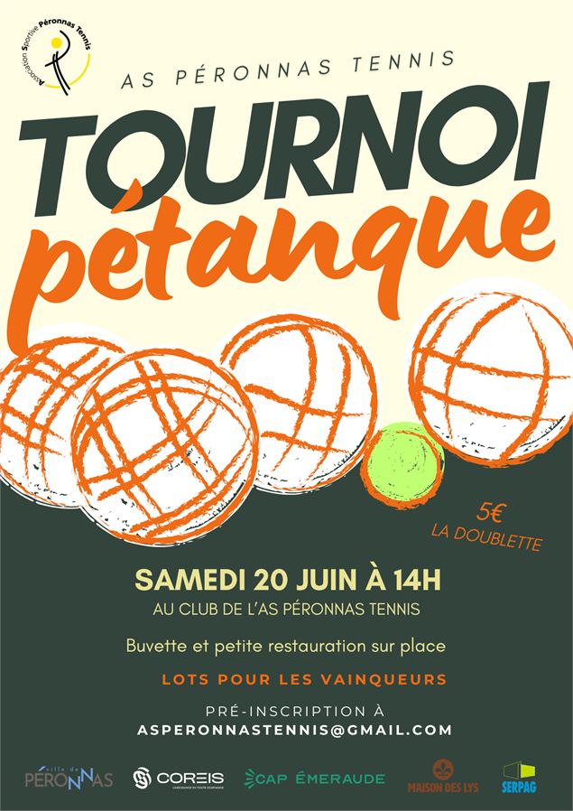 Tournoi de pétanque