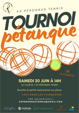 Tournoi de pétanque