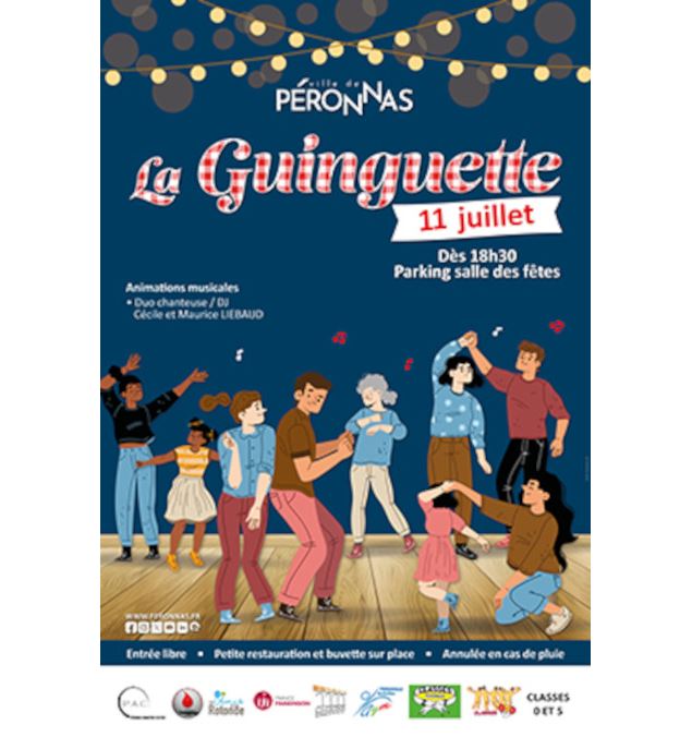 Affiche Guinguette - ©Mairie de Péronnas