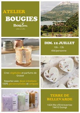 Atelier créatif : bougie et suspension parfumée_Duingt - Atelier créatif : bougie et suspension parf