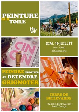 Atelier créatif : peinture sur toile_Duingt - Atelier créatif : peinture sur toile_Duingt