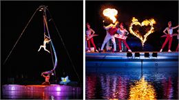 Spectacle sur l'eau - Les Estivales Sauvages_La Plagne Tarentaise - Eric Barnabe