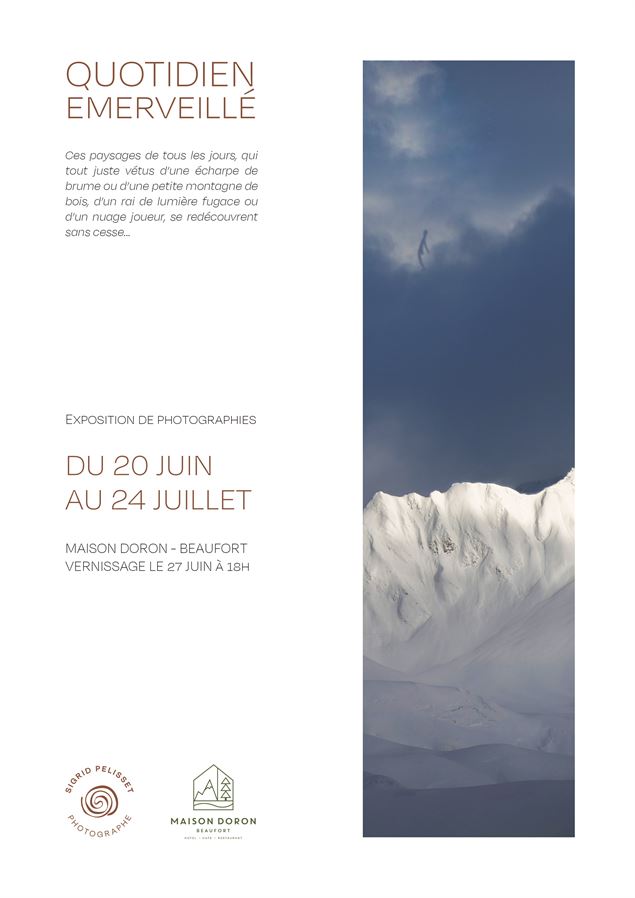 Affiche expo photos - Maison Doron