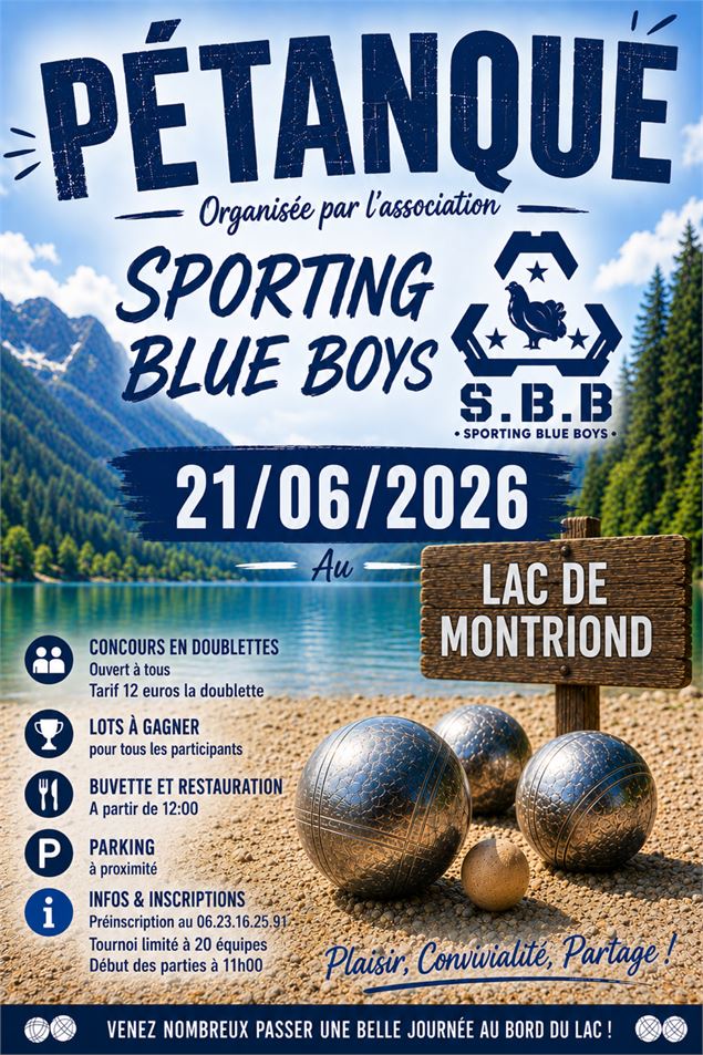 Concours de pétanque_Montriond - Sporting Blue Boys
