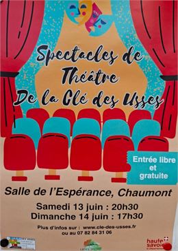 Spectacle de théâtre de la Clé des Usses - La Clé des Usses