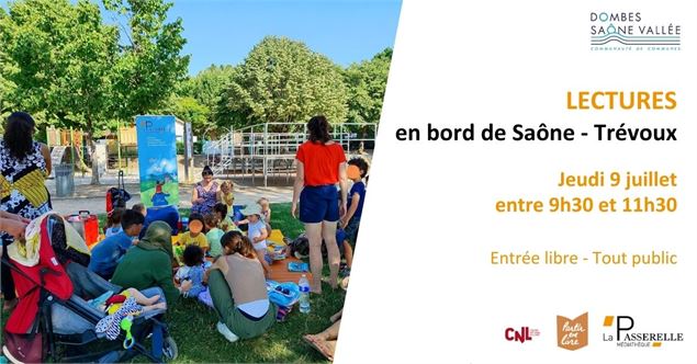 Partir en Livres : Lectures en bord de Saône - DR