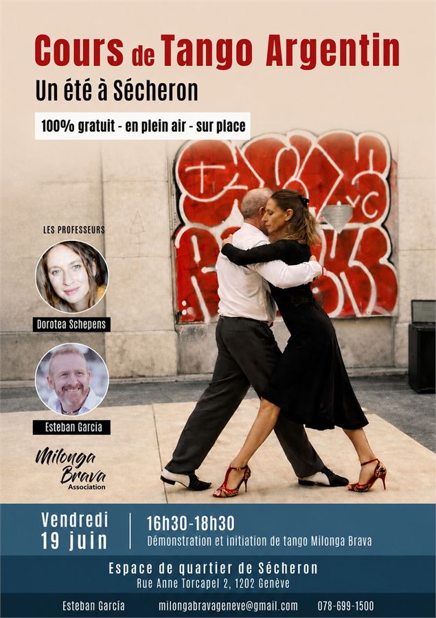 Cours de Tango Argentin - Initiation de tango - Milonga Brava