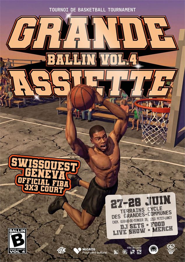 Grande Assiette Ballin Vol.4 - affiche réalisée par @bureautuk
