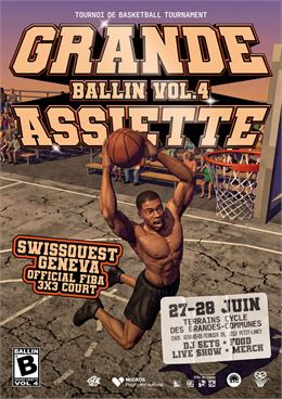 Grande Assiette Ballin Vol.4 - affiche réalisée par @bureautuk