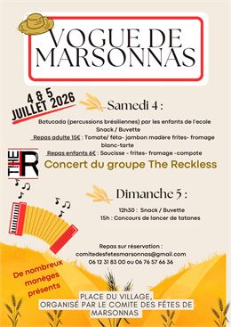 Vogue de Marsonnas - ©Comité des fetes Marsonnas