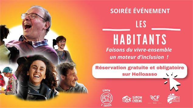 Visuel paysage Événement Les Habitants à Chambéry - CANAL+ et J2F, Fédération Simon de Cyrène, Simon