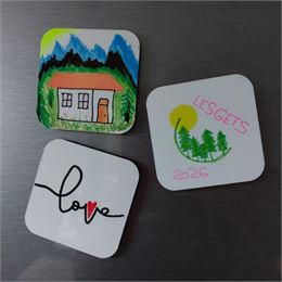 Atelier personnalisation de magnets_Les Gets - atelier mezzanine