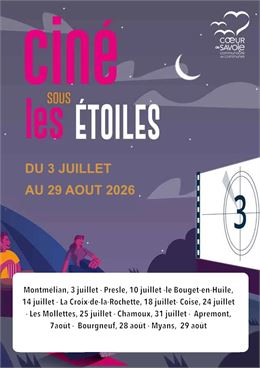 Cinéma sous les étoiles affiche