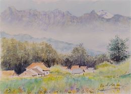 aquarelle de Bernard Adam - Bernard Adam
