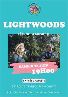 Concert-live : Lightwoods_Duingt - Restaurant le Wakpala