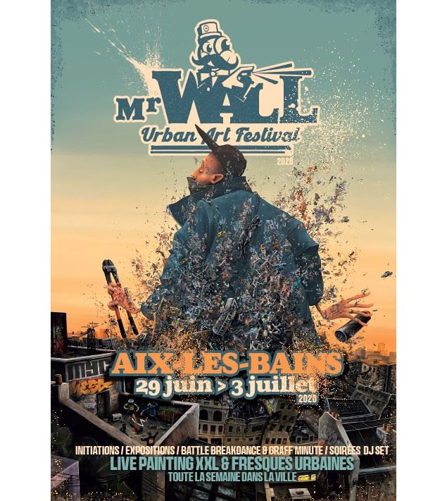 Mr Wall Urban Art Festival - Le MUR - Julien Accerani