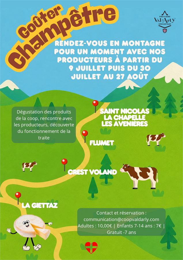 Goûter champêtre - Coopérative fruitière du Val d'Arly