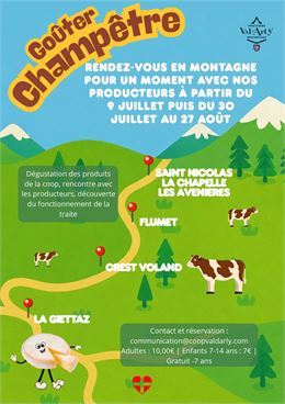 Goûter champêtre - Coopérative fruitière du Val d'Arly