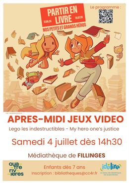 Animations Jeux Vidéos à la Médiathèque de L'Ourse Bleue_Fillinges
