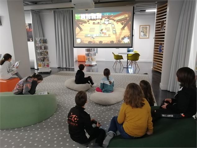 Après-midi jeux vidéos à la Médiathèque de L'Ourse Bleue_Fillinges