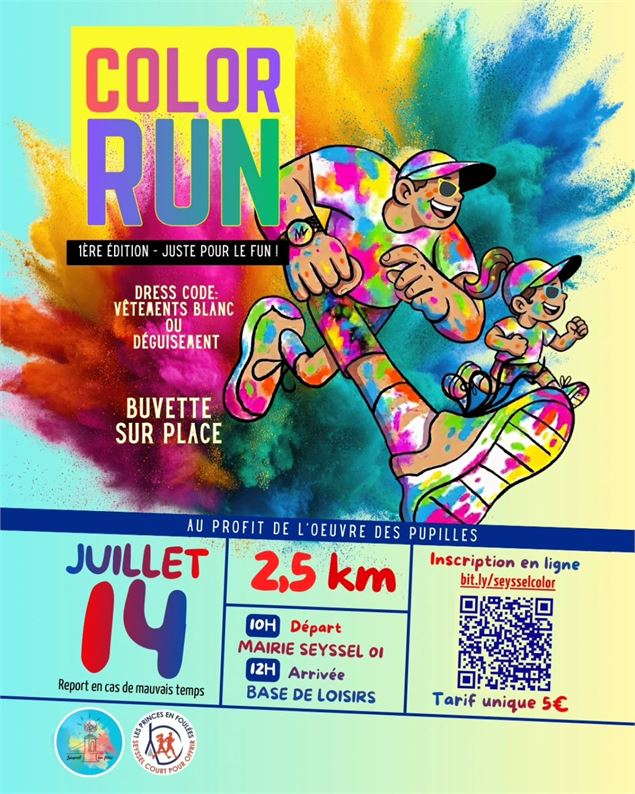 Color Run à Seyssel_Seyssel - Comité des Fêtes